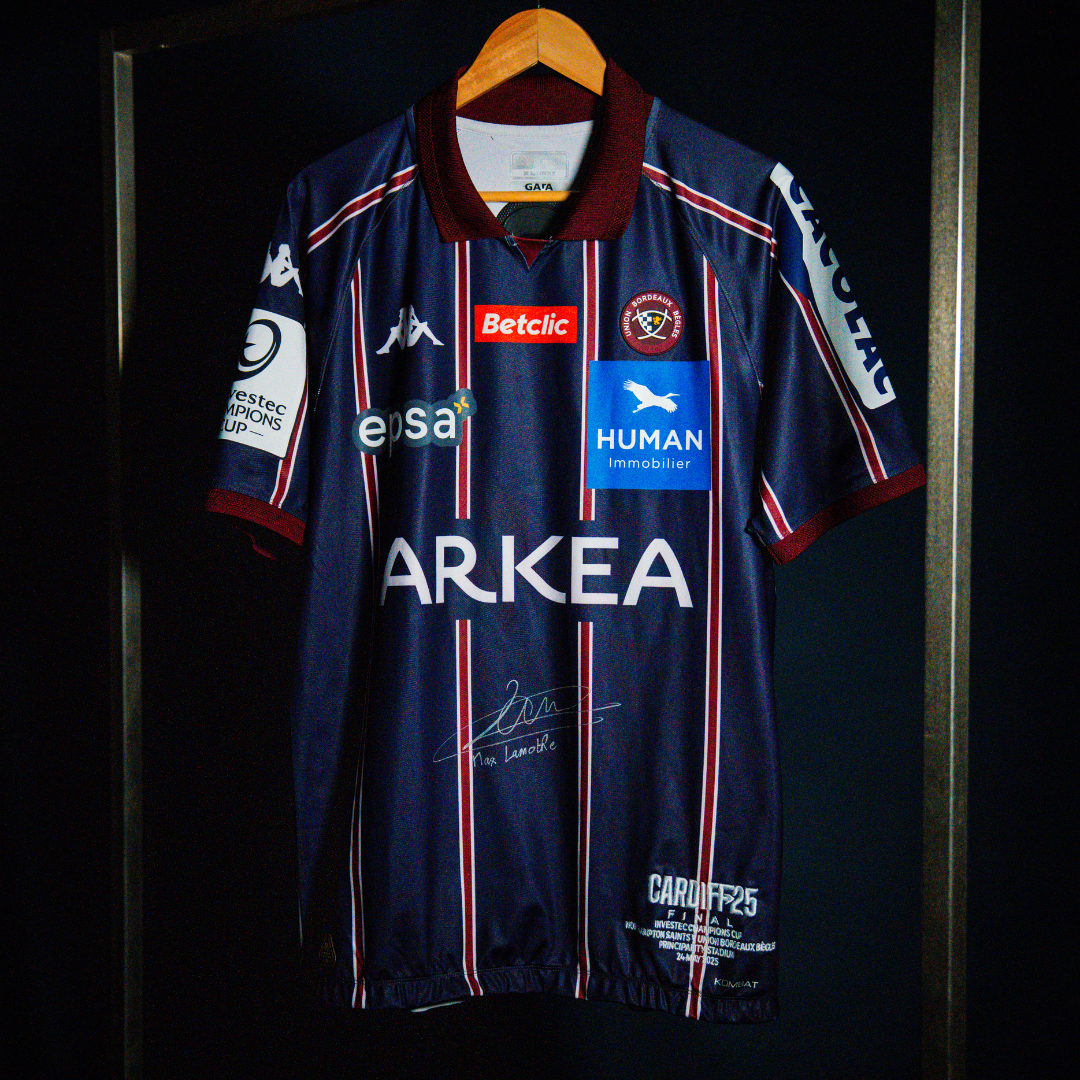 UBB  | Le maillot de la finale Investec Champions Cup de Maxime Lamothe