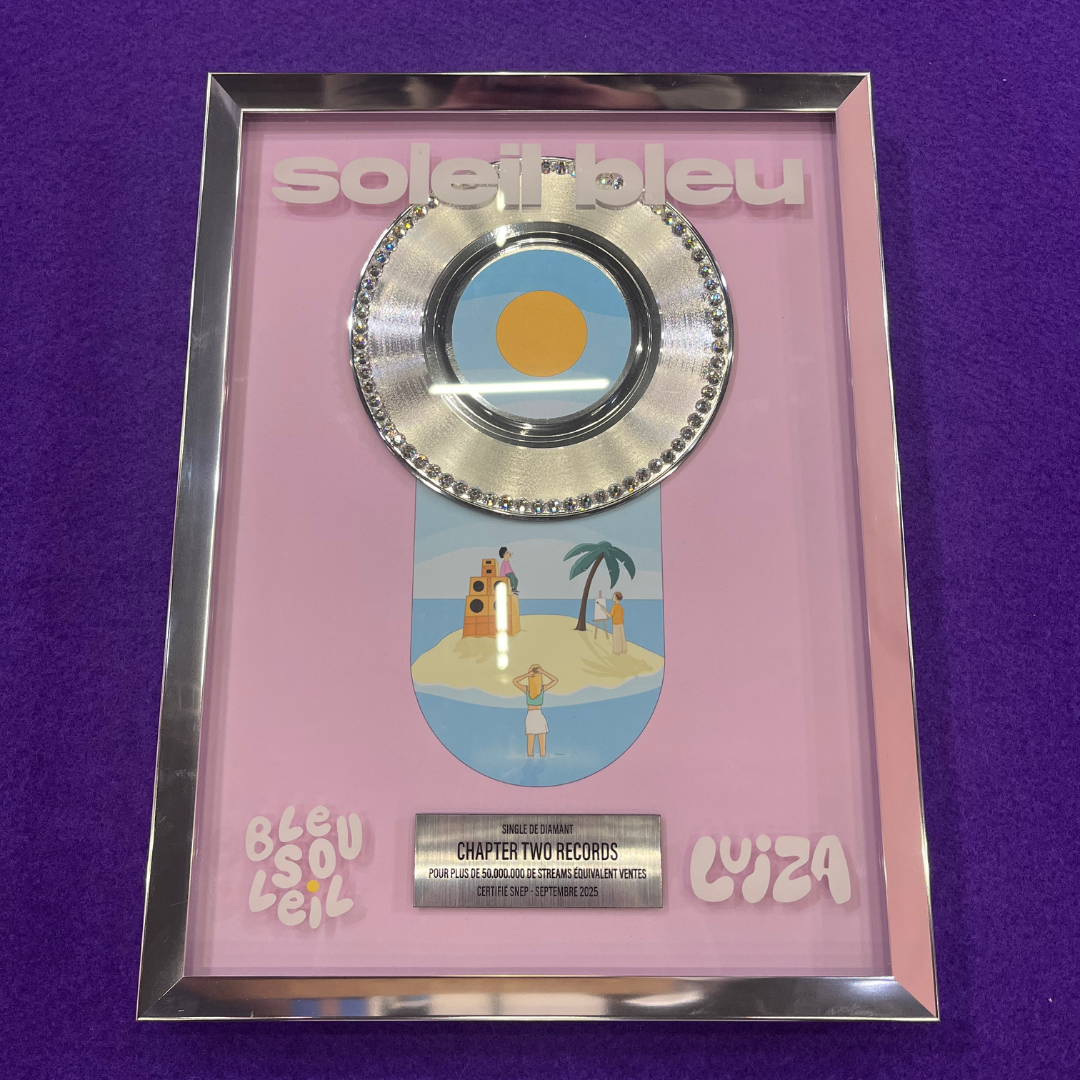 Luiza | Son single diamant pour Soleil bleu dédicacé